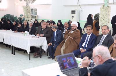 قسم الشؤون الدينية والفكرية يشارك في الندوة الحوارية بعنوان" الإيديولوجية والشيعة" 