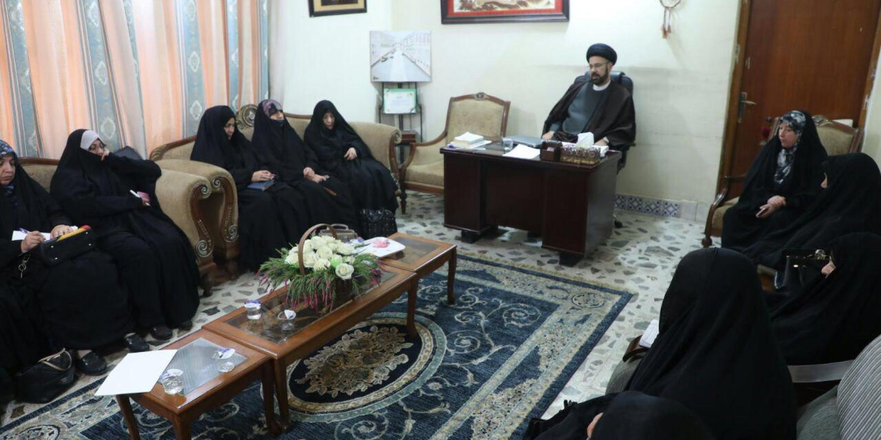 قسم الشؤون الدينية والفكرية النسوي يشارك في جلسة حوارية لمؤسسة المرأة العراقية