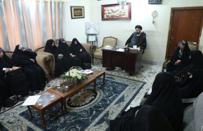 قسم الشؤون الدينية والفكرية النسوي يشارك في جلسة حوارية لمؤسسة المرأة العراقية