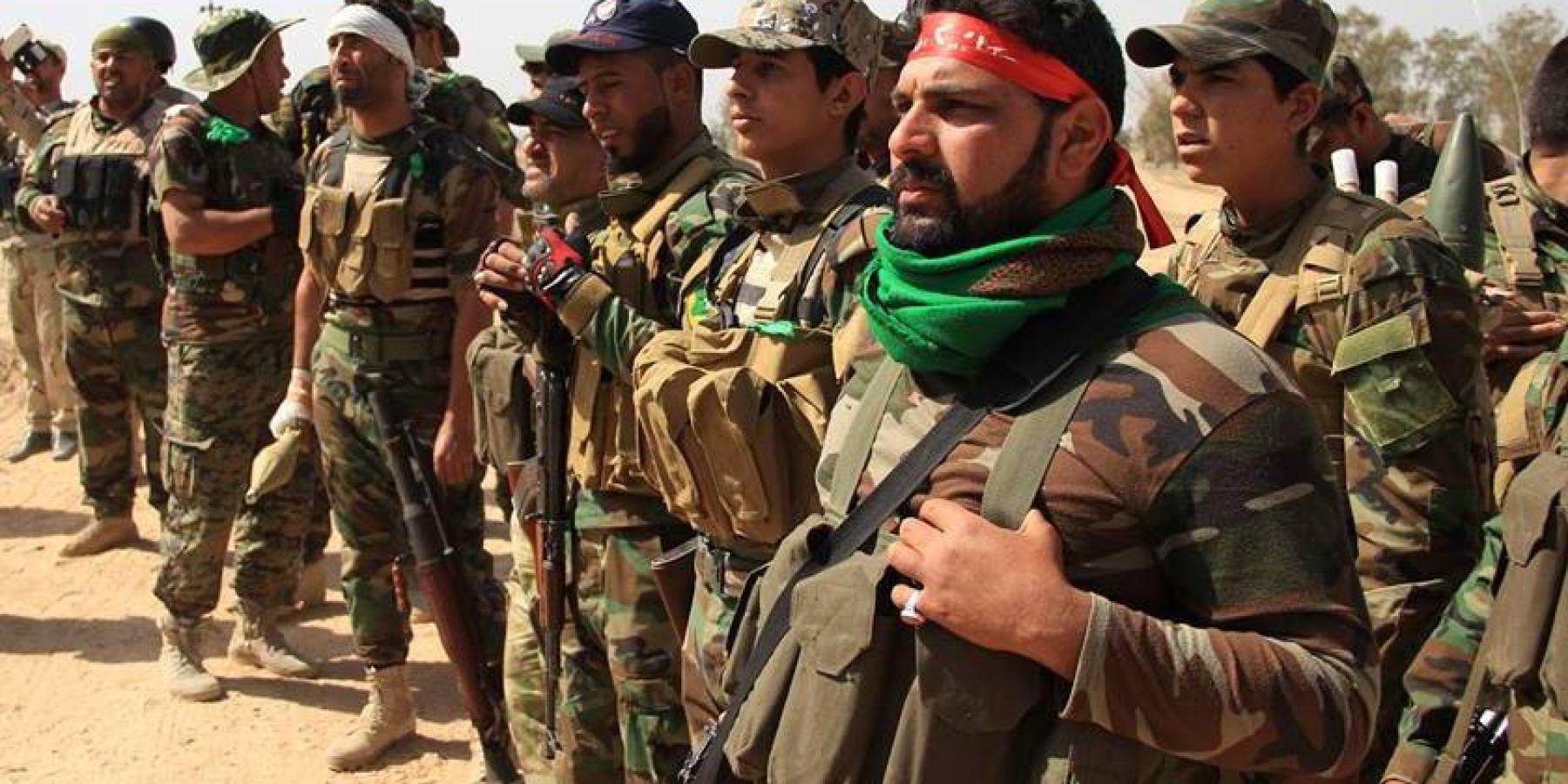 فرقة الامام علي القتالية تنشر قوات تابع لها في منطقة النخيب والفاضلية