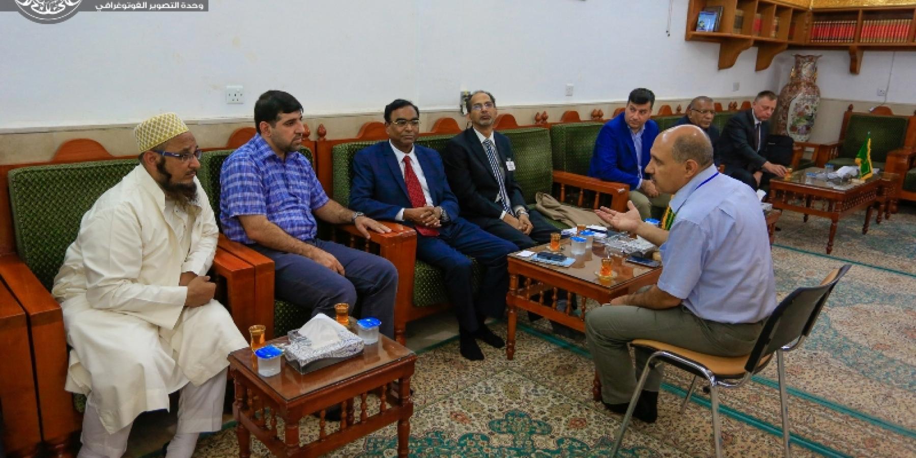 السفير الهندي في العراق يبحث مع العتبة العلوية المقدسة سبل التعاون الاستثماري المشترك 