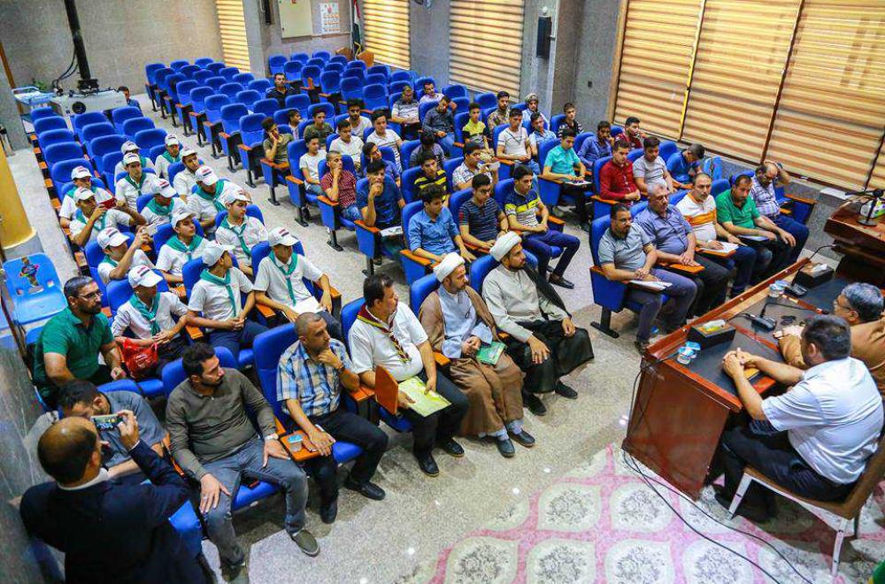           قسم الشؤون الدينية في العتبة العلوية يختتم سلسلة الدورات التنموية لطلبة المعسكرات الكشفية في مدارس الوقف الشيعي