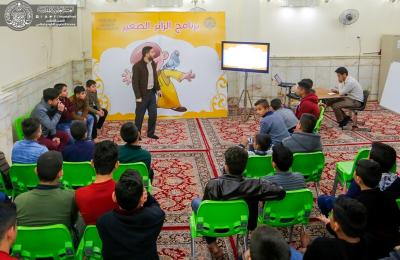 وفد طلابي من محافظة صلاح الدين في ضيافة برنامج الزائر الصغير في العتبة العلوية