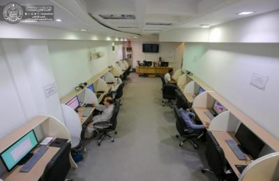 المكتبة الرقمية التابعة للمكتبة الحيدرية توفر أكثر من 15 ألف رسالة جامعية وأربعة آلاف قرص ليزري لمئات المكتبات التخصصية