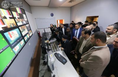 رئيس ديوان الوقف الشيعي يفتتح فضائية العتبة العلوية المقدسة