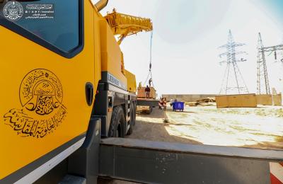 مشروع محطة العتبة العلوية المقدسة لتحويل الطاقة الكهربائية يحقق نسب إنجاز متقدمة