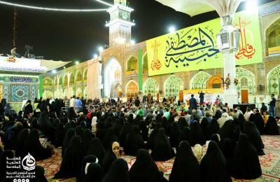 دار القرآن الكريم في العتبة العلوية المقدسة تقيم محفلاً قرآنياً بمناسبة الذكرى العطرة لولادة السيدة الزهراء (عليها السلام)