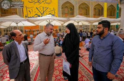الباحثة السويسرية الدكتورة ألفيرا كربوز : أشعر بأمنياتي تتحقق وأنا في رحاب مرقد الإمام علي (عليه السلام)