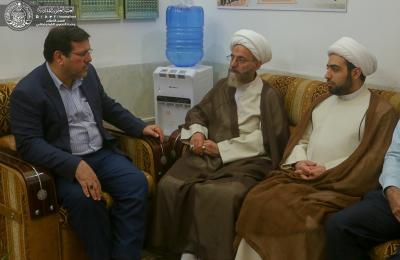 رئيس قنوات الولاية الفضائية يبارك للعتبة العلوية المقدسة فضائيتها المباركة