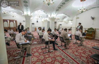قسم الشؤون الدينية يختتم دورة السيدة الزهراء (عليها السلام) للعلوم الدينية الخاصة بمنتسبي العتبة العلوية المقدسة