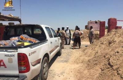 مبلغو العتبة العلوية المقدسة يقدمون الدعم اللوجستي للمجاهدين الأبطال طيلة أيام شهر رمضان المبارك