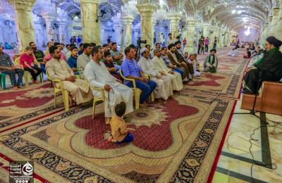شريحة النجارين في ضيافة العتبة العلوية المقدسة