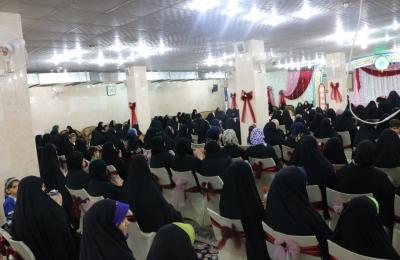 القسم النسوي في العتبة العلوية المقدسة يقيم حفلاً مركزياً إحياءً لذكرى مولد الامام الحسن (عليه السلام)
