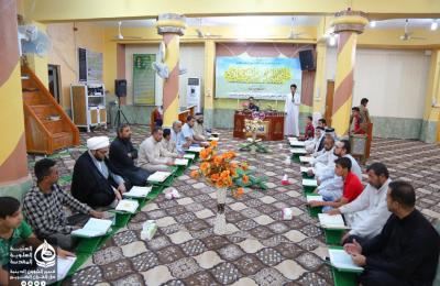 وفد من العتبة العلوية يزور جلسات الختمة القرآنية في محافظة ذي قار