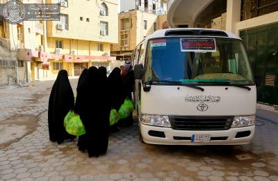 قسم الهدايا والنذور في العتبة العلوية يقدم الإعانات لأكثر من 1500 عائلة متعففة