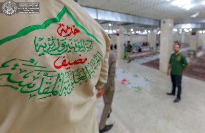 مضيف العتبة العلوية المقدسة يعلن توزيع قرابة نصف مليون وجبة ضيافة خلال شهر رمضان المبارك والاستعداد لضيافة الزائرين في عيد الفطر المبارك