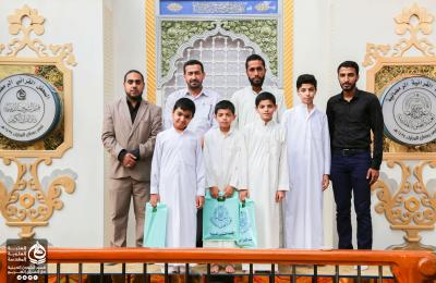 العتبة العلوية تكرم وفد جمعية الإمام المنتظر (عجل الله تعالى فرجه الشريف) القرآنية