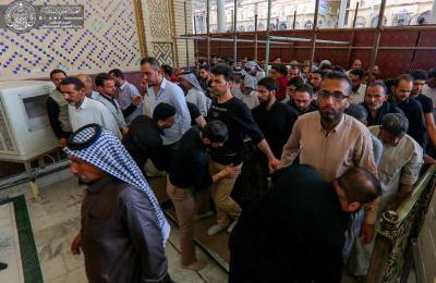 شُعبة المتطوعين في العتبة العلوية ترفد الخدمات المقدمة في محرم الحرام بنخب تطوعيّة من مختلف الهيئات والمواكب الحسينية 