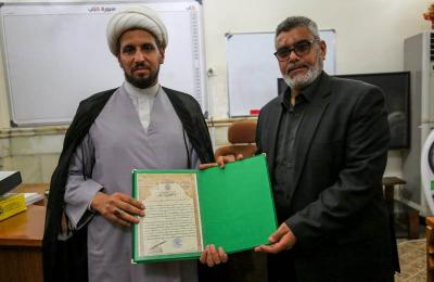 الرابطة الميدانية في العتبة العلوية المقدسة تكرّم مجموعة من التدريسيين