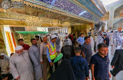 1200 متطوع يتشرفون بخدمة مرقد أمير المؤمنين (عليه السلام) وزائريه في عيد الفطر المبارك