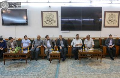 الأمين العام للعتبة العلوية يبحث مع نقابة المهندسين في النجف الأشرف سبل التعاون المشترك