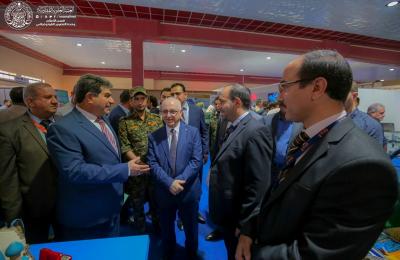 جناح العتبة العلوية المقدسة في معرض (جيتكس) الدولي السنوي للتكنولوجيا يحظى بثناء وترحيب الوافدين
