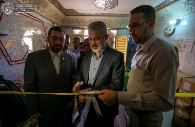 الأمين العام للعتبة العلوية يفتتح مركز الإمام علي (ع) الإعلامي ويشيد بقدرات الكوادر الإعلامية في مرقد أمير المؤمنين (ع)