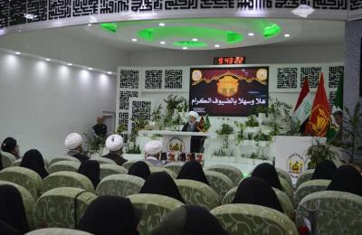 قسم الشؤون النسوية في العتبة العلوية المقدسة يشارك في حفل تخرج الدفعة الأولى لطالبات معهد العقيلة زينب عليها السلام للتبليغ
