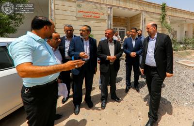 وفد من الأمانة العامة للعتبة العلوية يتفقد دار رعاية المسنين في النجف الأشرف