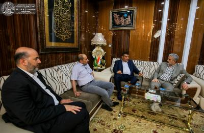 الأمين العام للعتبة العلوية المقدسة يبحث مع مدير بلدية النجف الأشرف سبل التعاون المشترك