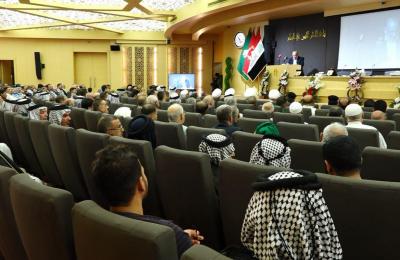 هيأة المواكب الحسينية في العتبة العلوية المقدسة تنال التكريم والتقدير في حفل الاحتفاء للمواكب المشاركة في احياء الشعائر الحسينية المقدسة