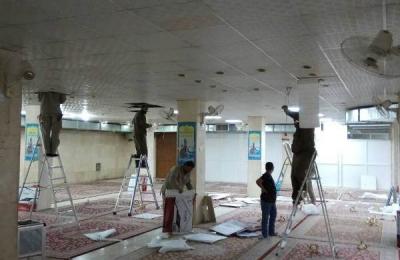 شعبة الكهرباء في العتبة العلوية تنجز عدداً من أعمال الصيانة الكهربائية لشعب وأقسام العتبة