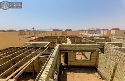 الكوادر الهندسية المشرفة على مشروع قنبر السكني تعلن نسب إنجاز متقدمة للدور المستحدثة