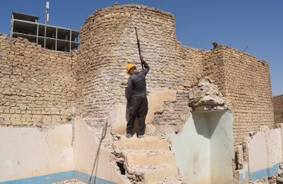 الكوادر الهندسية في العتبة العلوية تباشر العمل بمشروع بناية مركز صيانة أجهزة الاتصالات والمراقبة