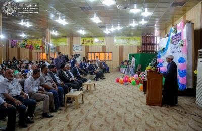 العتبة العلوية المقدسة تشارك بإحتفالية تخرج دورة "براعم التمار الصيفية الثقافية"