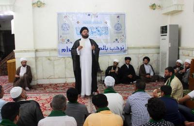 مؤسسة البقيع الثقافية من محافظة بغداد في ضيافة العتبة العلوية المقدسة