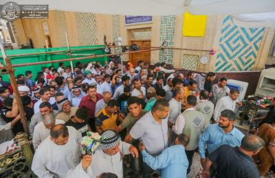 منتسبو العتبة العلوية المقدسة يستنفرون جهودهم لخدمة مرقد أمير المؤمنين (عليه السلام) وزائريه الكرام بمناسبة عيد الغدير الأغر