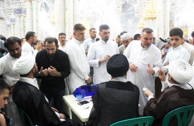العتبة العلوية تنشر محطات استفتائية في الصحن العلوي وصحن فاطمة (سلام الله عليها) ورواق أبي طالب خلال زيارة عيد الغدير الأغر