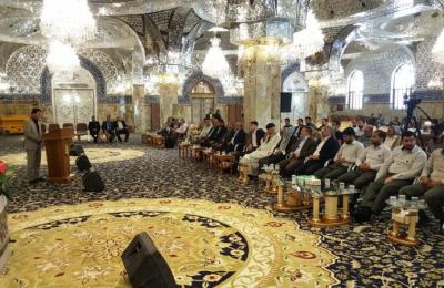 العتبة العلوية المقدسة تشارك في انطلاق مسابقة الغدير الوطنية الأولى للأذان في مسجد الكوفة المعظم 