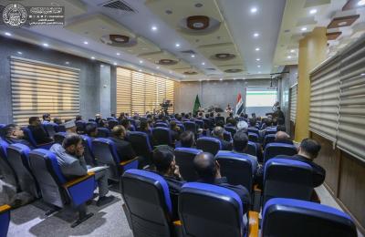 الأمانة العامة للعتبة العلوية المقدسة تناقش سبل تطبيق الحكومة الإلكترونية في عمل مؤسساتها وأقسامها