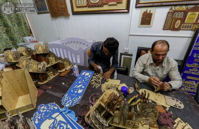  قسم المنقوشات في العتبة العلوية يعلن عن استعداداته للمشاركة في معرض بغداد الدولي 