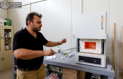 المختبر الإنشائي في قسم الشؤون الهندسية والفنية : كوادر هندسية تخصصية وجهود واعدة لخدمة مشاريع العتبة العلوية المقدسة