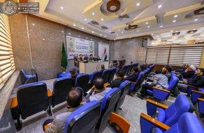 اللجنة العليا المشرفة على زيارة الأربعين في العتبة العلوية تناقش خطتها المركزية الخاصة بخدمة الزائرين