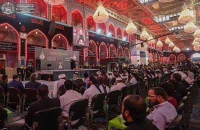 وفد رسمي من العتبة العلوية يشارك في مهرجان تراتيل سجادية الدولي الخامس في العتبة الحسينية