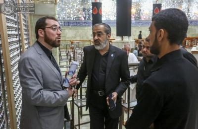 اللجنة العليا المشرفة على زيارة الأربعين في العتبة العلوية المقدسة تتفقد مواقع الضيافة في صحن فاطمة ( عليها السلام)