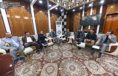  الأمين العام للعتبة العلوية المقدسة يبحث مع وفد لجنة رعاية الطفولة في النجف سبل التعاون المشترك