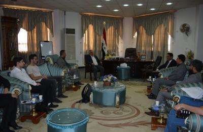 العتبة العلوية .. التنسيق مع جامعة الكوفة لرفد خططها الخاصة بخدمة زائري مرقد أمير المؤمنين (ع) القادمين لإحياء زيارة الأربعين