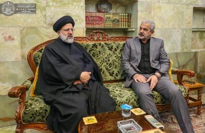 الأمين العام للعتبة العلوية المقدسة يستقبل أمين عام العتبة الرضوية المقدسة ويبحثان سبل التعاون المشترك