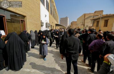 مجمع ضيافة الإمام الحسن (عليه السلام) في العتبة العلوية يوزع أكثر من 40 ألف وجبة طعام للزائرين يومياً