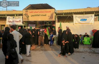 اللجنة العليا المشرفة على زيارة الأربعين في العتبة العلوية المقدسة تتفقد محطات التبليغ والإستراحات القرآنية على طريق (يا حسين )